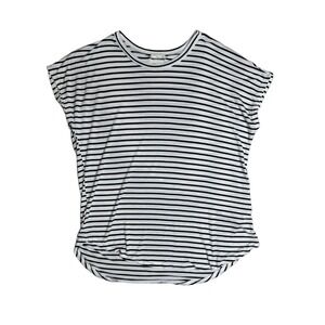 Rebel‎ Society Striped Tee Oversized Womens Blue XL $30